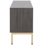 Mueble para TV Alyse con 2 cajones y 2 estantes (para TV de pantalla plana de hasta 65 pulgadas) - 60.4 x 15.6 x 24.8 pulg.