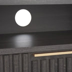 Mueble para TV Alyse con 2 cajones y 2 estantes (para TV de pantalla plana de hasta 65 pulgadas) - 60.4 x 15.6 x 24.8 pulg.