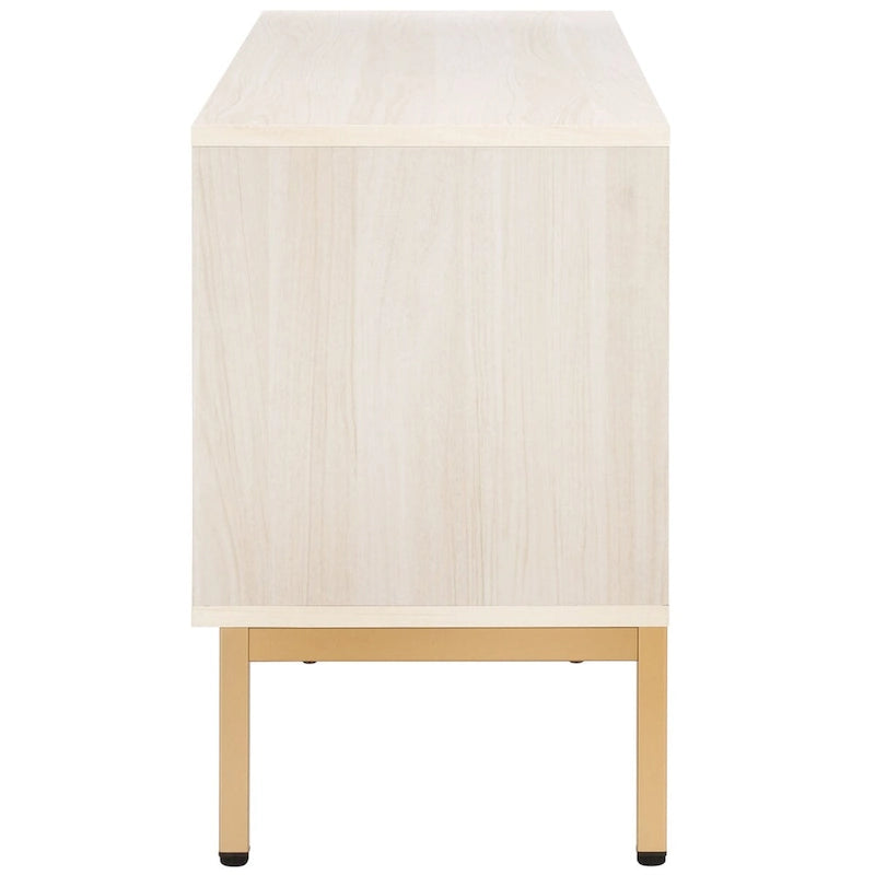 Mueble para TV Alyse con 2 cajones y 2 estantes (para TV de pantalla plana de hasta 65 pulgadas) - 60.4 x 15.6 x 24.8 pulg.