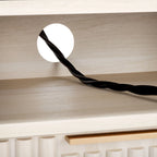 Mueble para TV Alyse con 2 cajones y 2 estantes (para TV de pantalla plana de hasta 65 pulgadas) - 60.4 x 15.6 x 24.8 pulg.