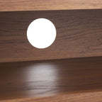 Mueble para TV Alyse con 2 cajones y 2 estantes (para TV de pantalla plana de hasta 65 pulgadas) - 60.4 x 15.6 x 24.8 pulg.