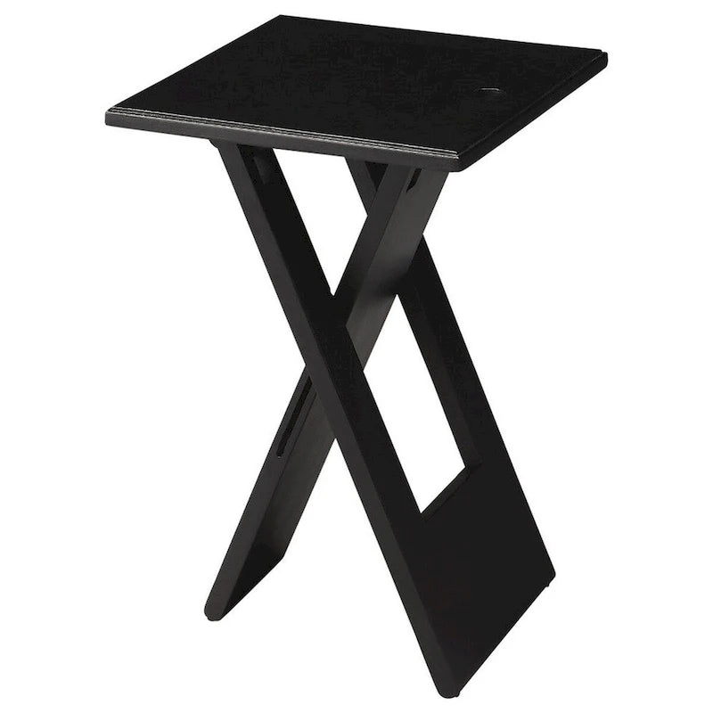 Mesa plegable Hammond negra hecha a mano (India)