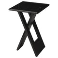 Mesa plegable Hammond negra hecha a mano (India)