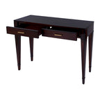 Mesa consola de madera de raíz con 2 cajones de 46 pulgadas