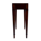 Mesa consola de madera de raíz con 2 cajones de 46 pulgadas