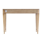 Mesa consola de madera de raíz con 2 cajones de 46 pulgadas