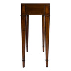 Mesa consola de madera de raíz con 2 cajones de 46 pulgadas