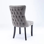 Silla de comedor tapizada de mediados de siglo.