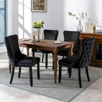 Silla de comedor tapizada de mediados de siglo.
