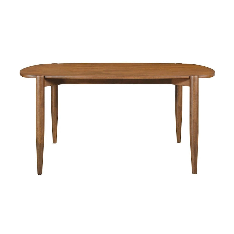 Mesa de comedor de madera maciza de nogal
