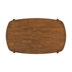 Mesa de comedor de madera maciza de nogal