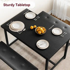 Mesa y sillas de comedor de estilo industrial