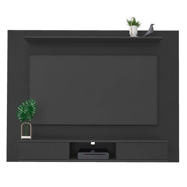 Mueble de TV flotante con múltiples compartimentos de almacenamiento para televisores de hasta 70 pulgadas, Centro de entretenimiento con almacenamiento