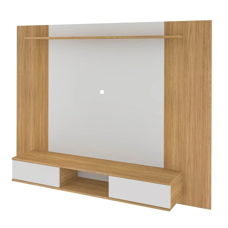 Mueble de TV flotante con múltiples compartimentos de almacenamiento para televisores de hasta 70 pulgadas, Centro de entretenimiento con almacenamiento