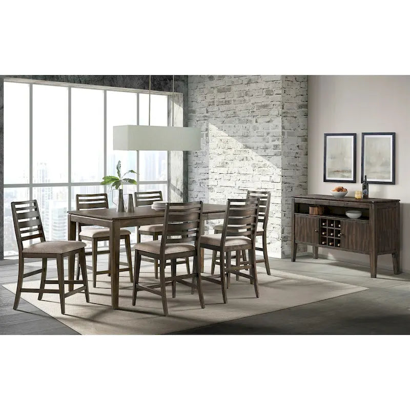 Mesa de comedor Kauai de 42 x 60-78 con extensión de mariposa