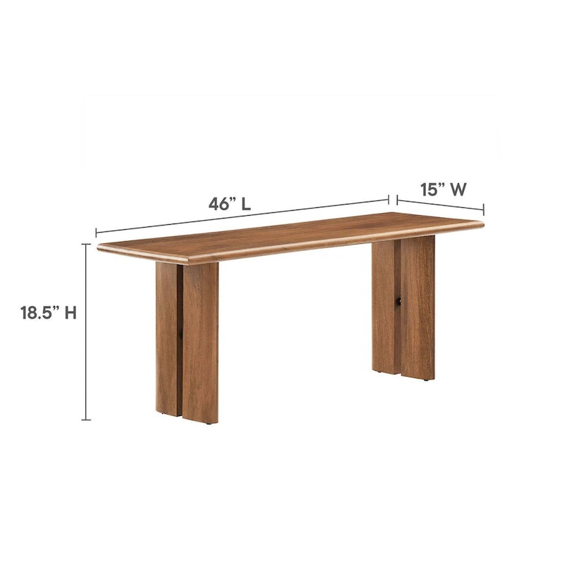 Mesa de comedor de madera de 60 pulgadas