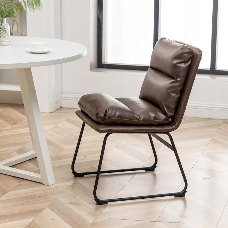 Mesa de comedor redonda Innes con caballete