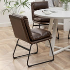 Mesa de comedor redonda Innes con caballete
