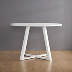 Mesa de comedor redonda Innes con caballete
