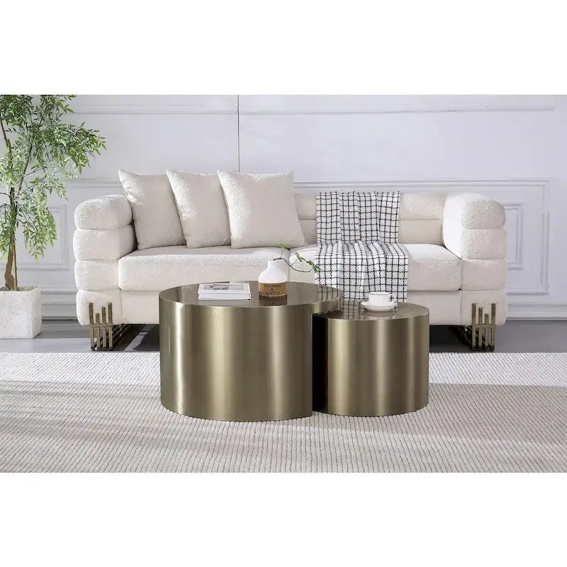 Mesa de centro anidable