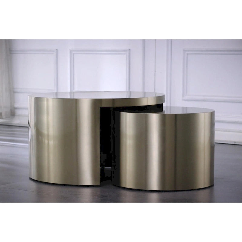 Mesa de centro anidable