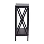 Soporte para Acuario de Acero con Bastidor en X de 40/55 Galones, Negro